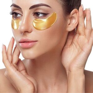 Hydrating Gold Under-Eye Patches for Women – Brightening Eye Treatment
